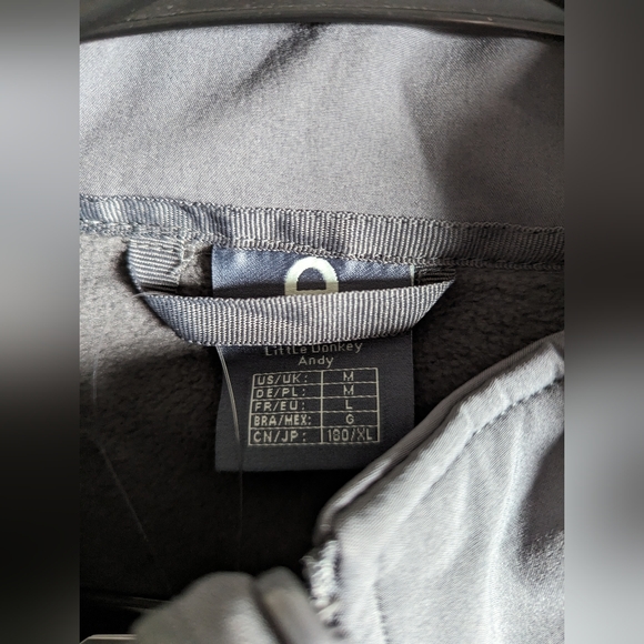 NWT Men's Little Donkey Andy Lightweight Full Zip Softshell Jacket - Picture 9 of 16